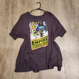 Star Wars Empire Strikes Back High Low Shirt Large